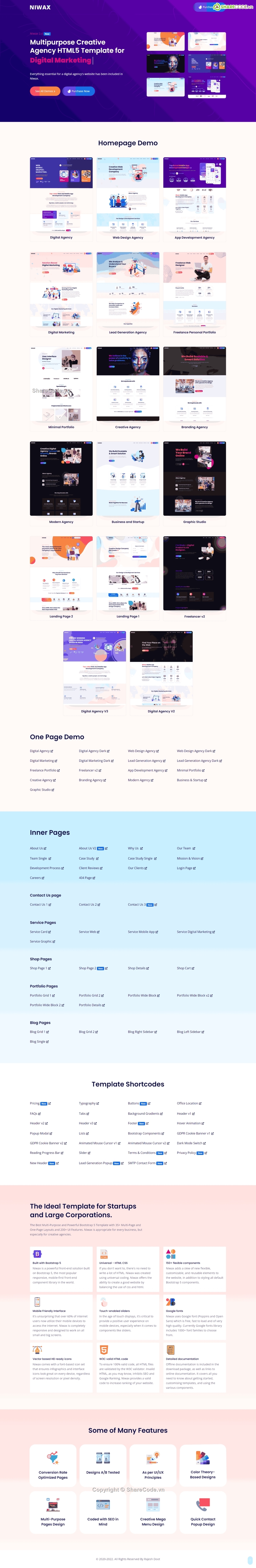 Template,Giao diện HTML,niwax,Portfolio,Agency,doanh nghiệp