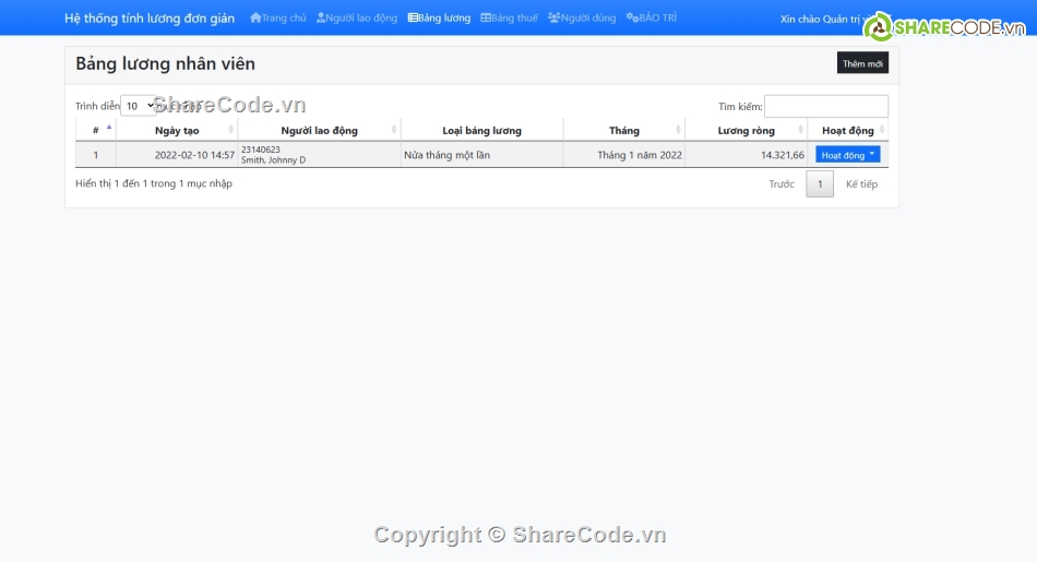 lương,đơn giản,Hệ thống tự động