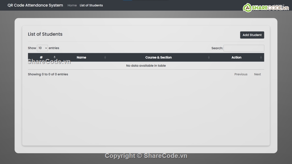 chấm công,PHP và MySQL,QR