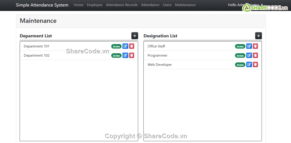 chấm công,đơn giản,hệ thống chấm công