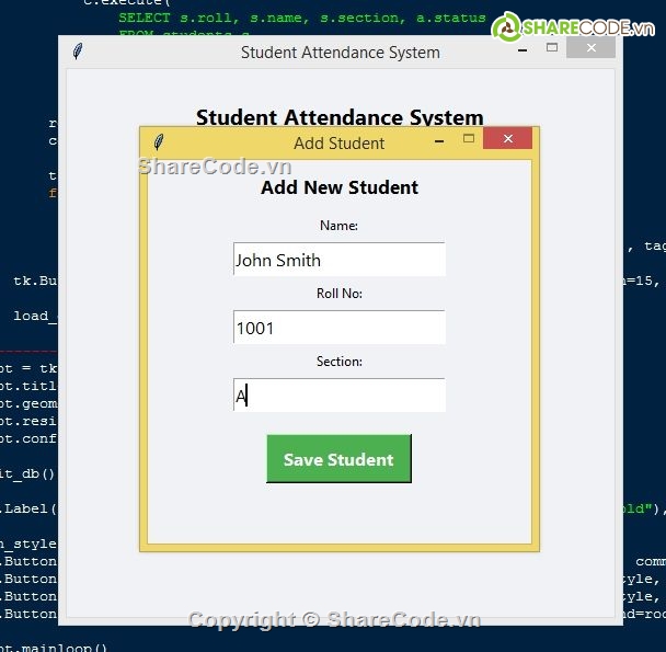 SQL,chấm công,sinh viên