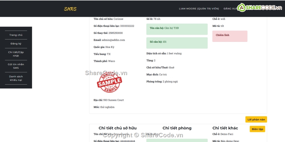 đơn giản,web cho thuê nhà,website PHP đơn giản,Hệ thống hố sơ