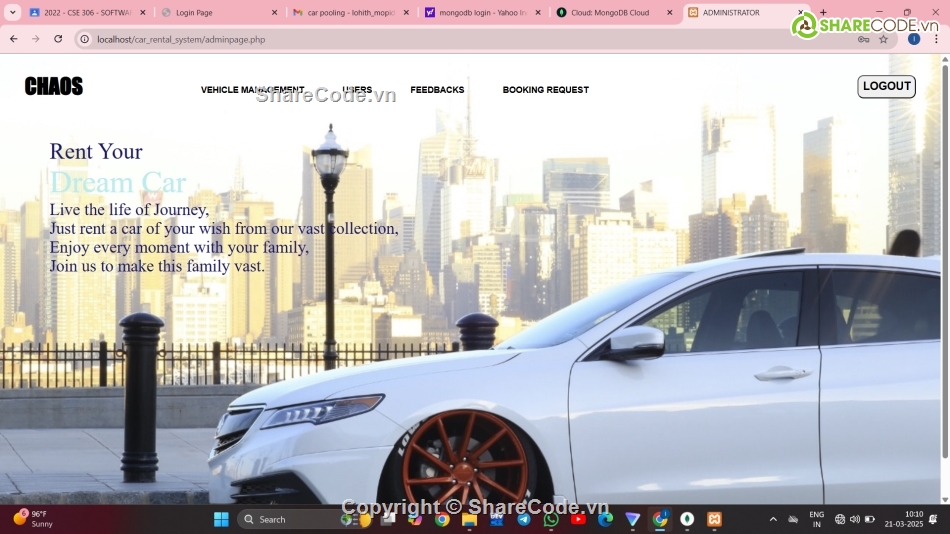 đơn giản,code cho thuê xe,website cho thuê xe