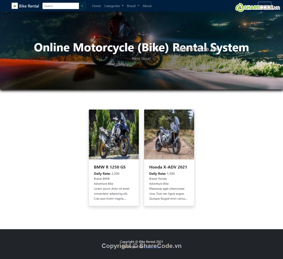 xe máy,xe đạp,thuê xe