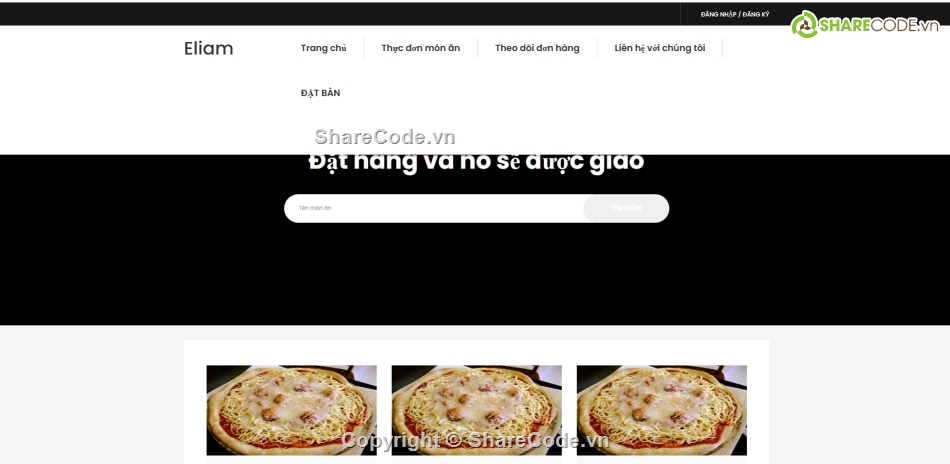 php,món ăn,gọi món ăn,đặt món ăn,đặt bàn