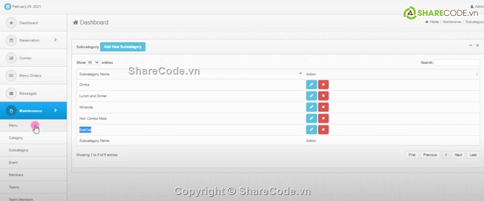 Hệ thống hố sơ,web ăn uống,đặt đồ ăn