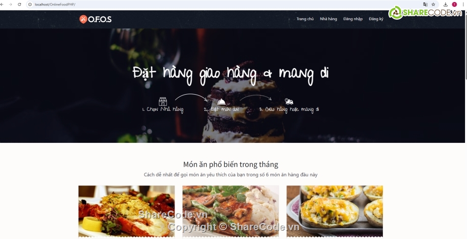đặt đồ ăn,đặt đồ ăn online,sharecode đặt đồ ăn