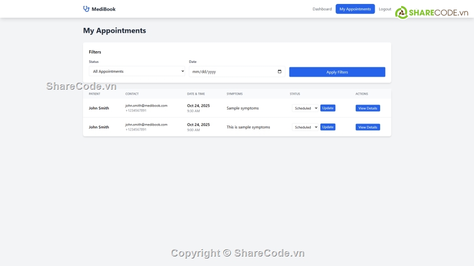 đặt lịch,hẹn lịch bác sĩ,đặt lịch hẹn