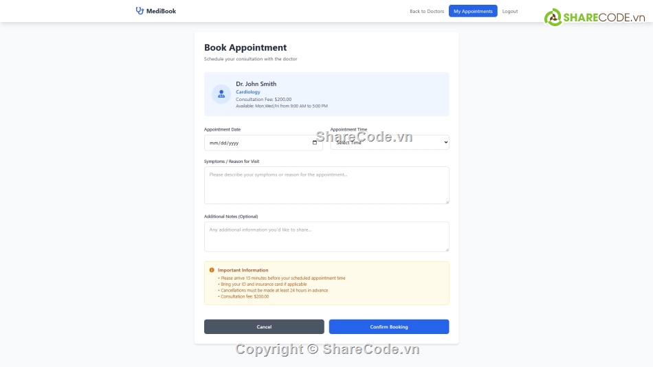 đặt lịch,hẹn lịch bác sĩ,đặt lịch hẹn
