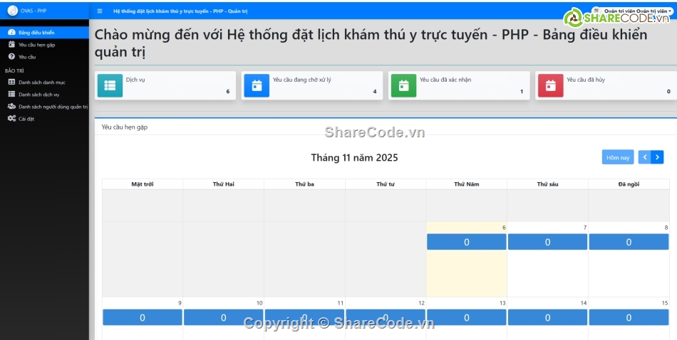 đặt lịch,thú y,đặt lịch khám