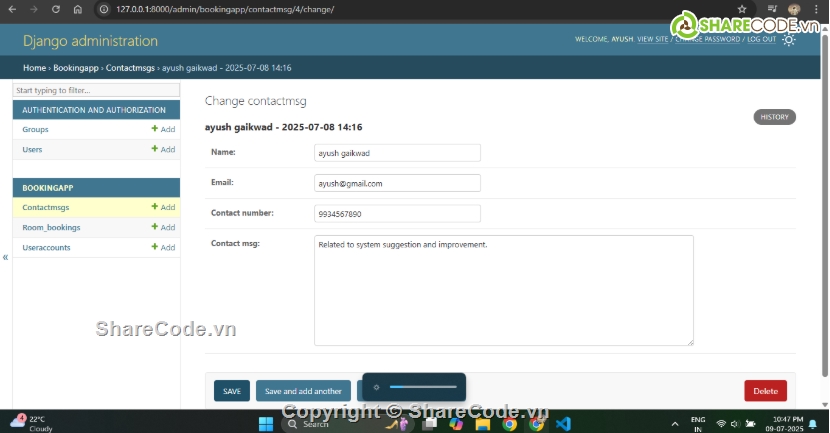 Hệ thống đặt phòng,Hệ thống hố sơ,web đặt phòng