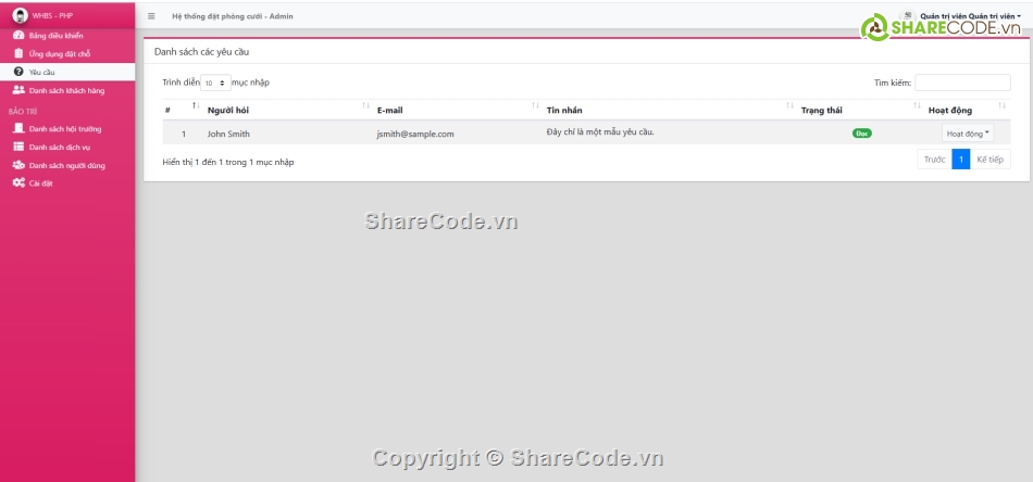 Đặt phòng,Hệ thống đặt phòng,cưới