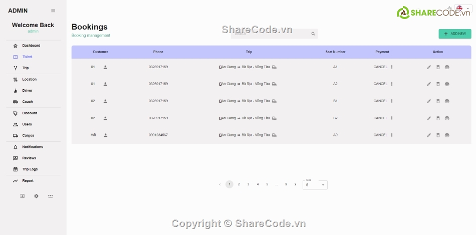 đặt xe,đặt vé xe,website đặt vé xe
