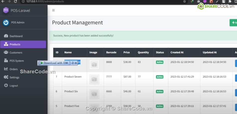 Laravel,Hệ thống bán hàng,bán hàng