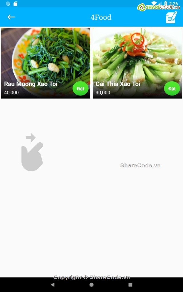 realtime,orderfood,báo cáo + slide,dự án fpoly,Order realtime,4Food