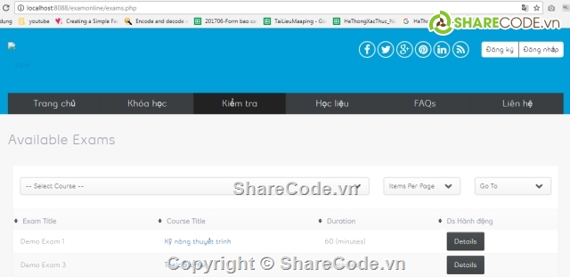elearning,trắc nghiệm trực tuyến,website trắc nghiệm,hệ thống trắc nghiệm,Code đồ án,Code web