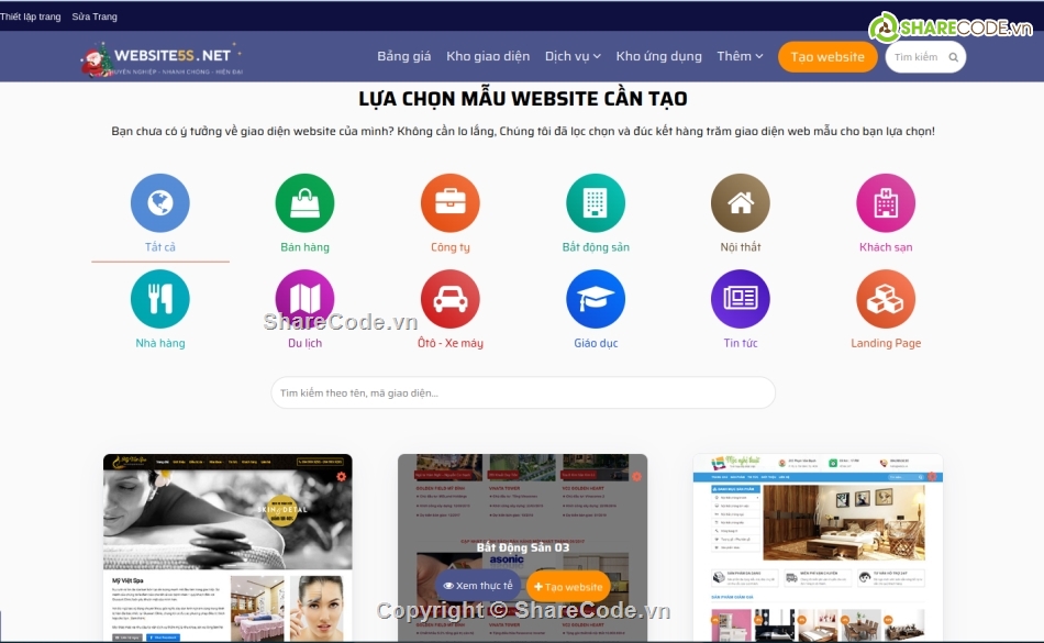 kinh doanh website,chợ theme,website bán theme