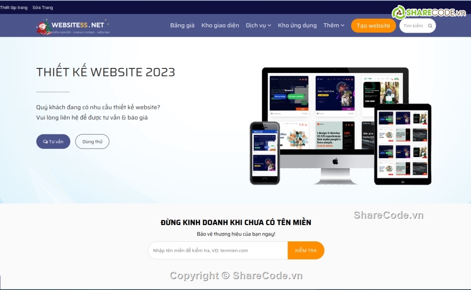 kinh doanh website,chợ theme,website bán theme