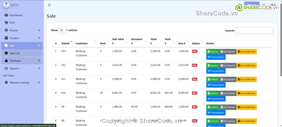 Laravel,Hệ thống LMS,quản lý bán hàng