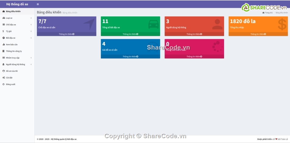 Code quản lý,Hệ thống quản lý,Code quản lý xe