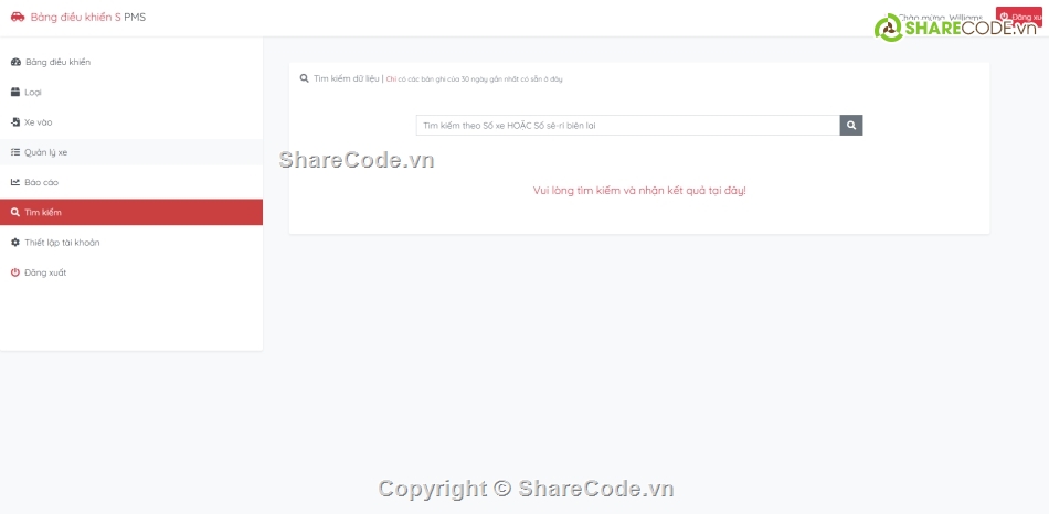 Code quản lý,Hệ thống quản lý,Code quản lý xe