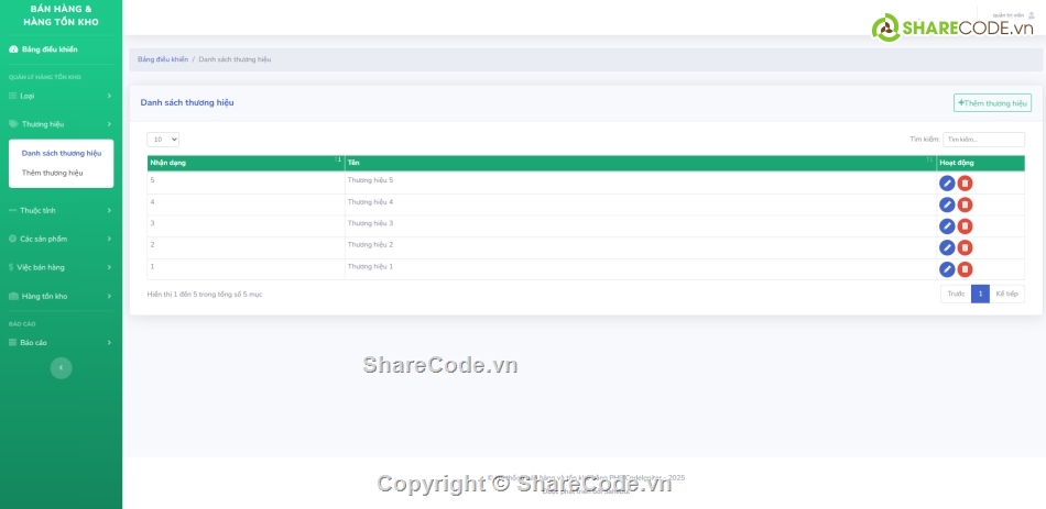 Code quản lý,quản lý bán hàng,Code bán hàng PHP,tồn kho