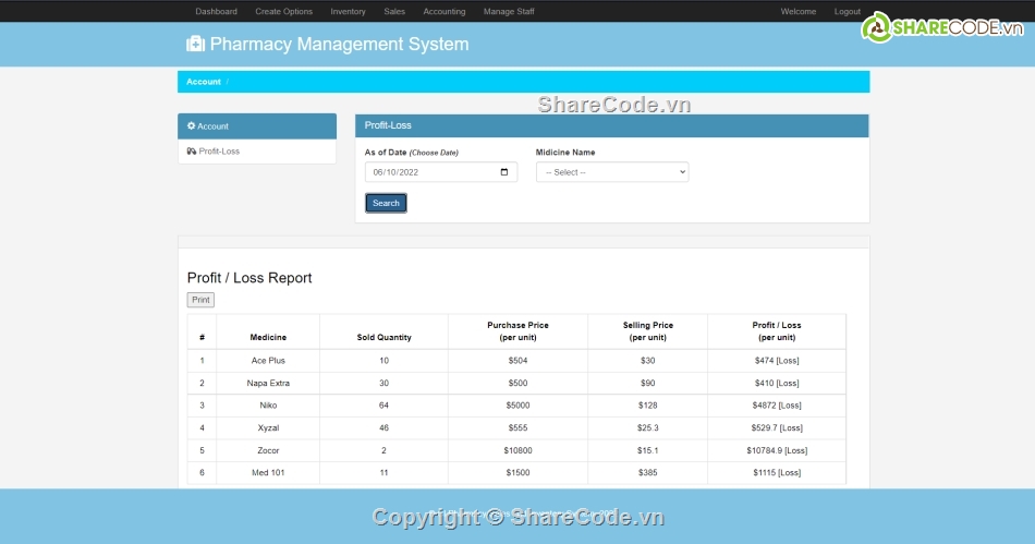 quản lý bán hàng,quản lý nhà thuốc,Hệ thống quản lý