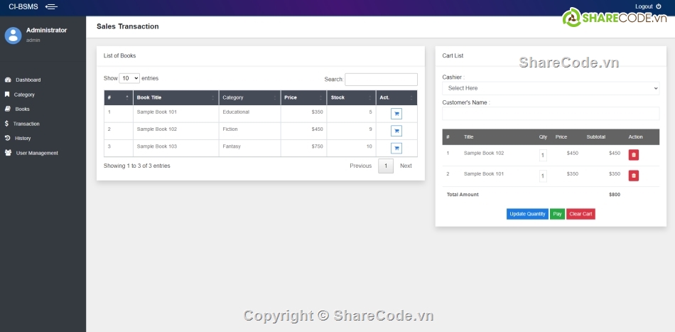 Sách,Code Quản lý nhà hàng PHP,ite