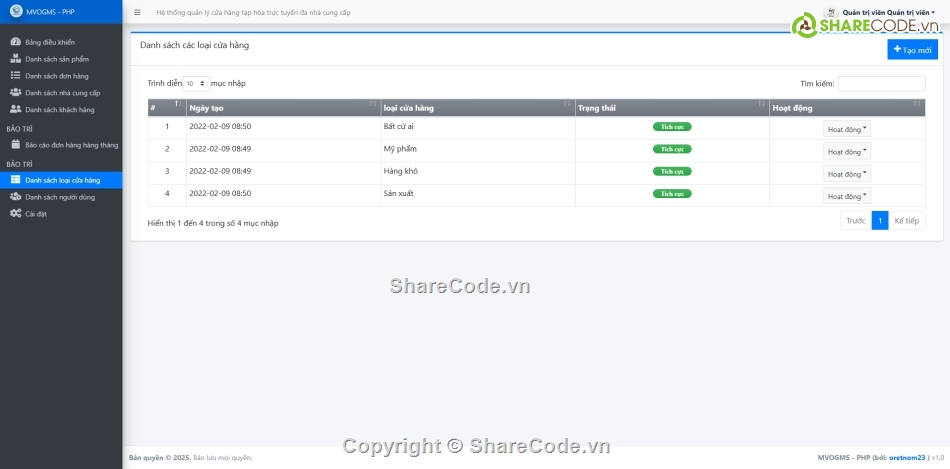 quản lý cửa hàng,quản lý,quản lý hàng hóa