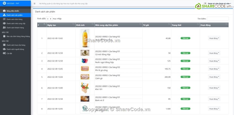 quản lý cửa hàng,quản lý,quản lý hàng hóa