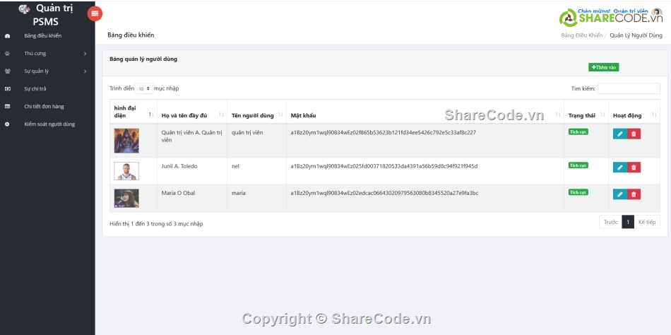 thú cưng,quản lý cửa hàng,Hệ thống quản lý