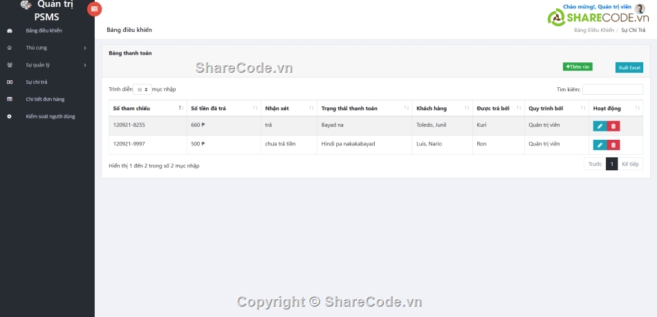 thú cưng,quản lý cửa hàng,Hệ thống quản lý
