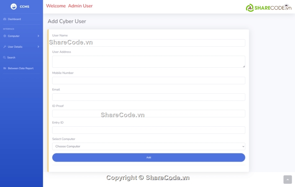 Hệ thống quản lý,Django cyber cafe,SQL
