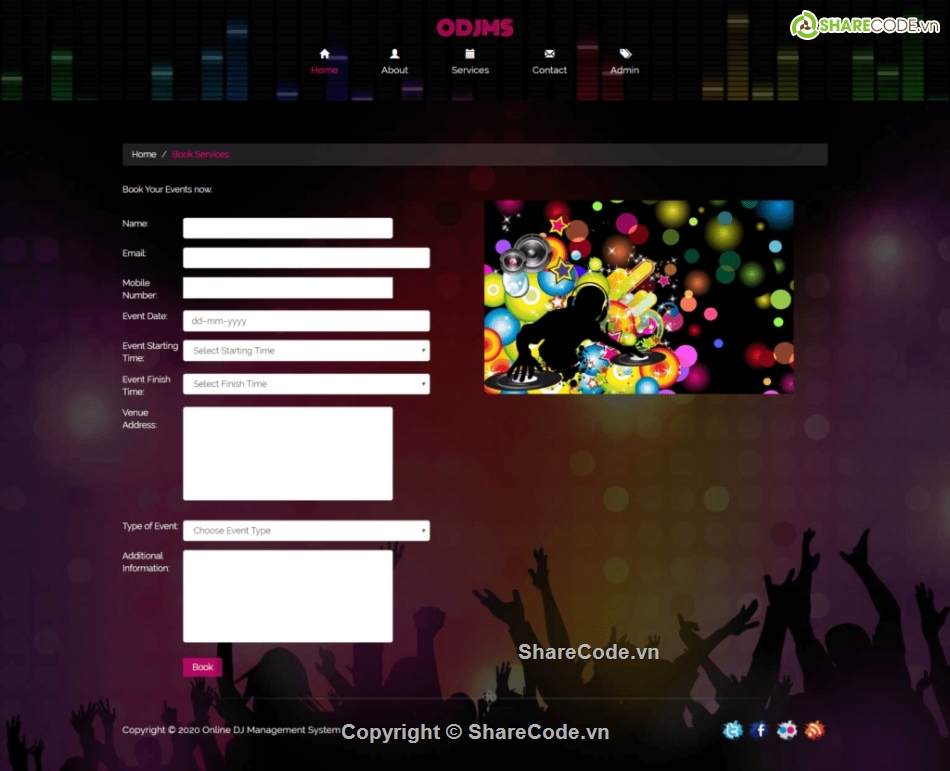 quản lý,Hệ thống quản lý,quản lý đặt hàng,DJ
