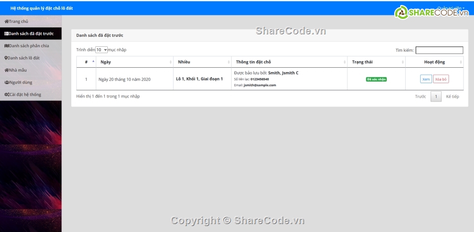 quản lý đất,đặt đất,lô đất