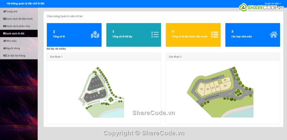 quản lý đất,đặt đất,lô đất