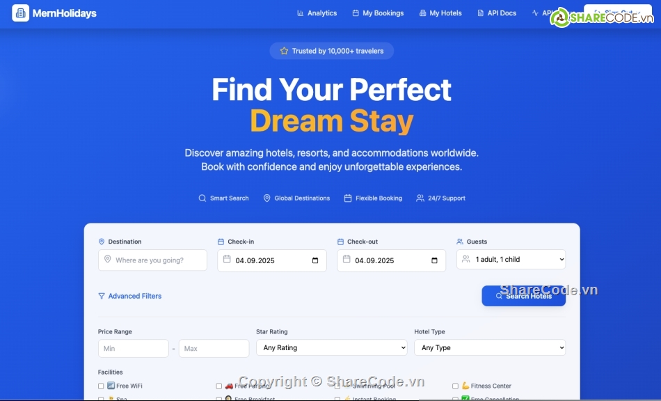 đặt phòng khách sạn,quản lý đặt phòng khách sạn,quản lý phòng khách sạn,Hệ thống quản lý