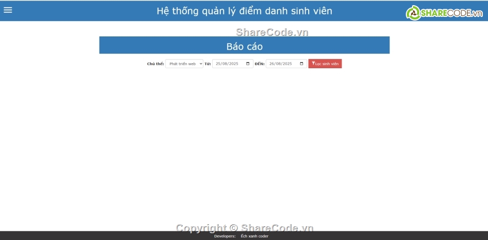 php,Hệ thống quản lý,quản lý php,điểm danh