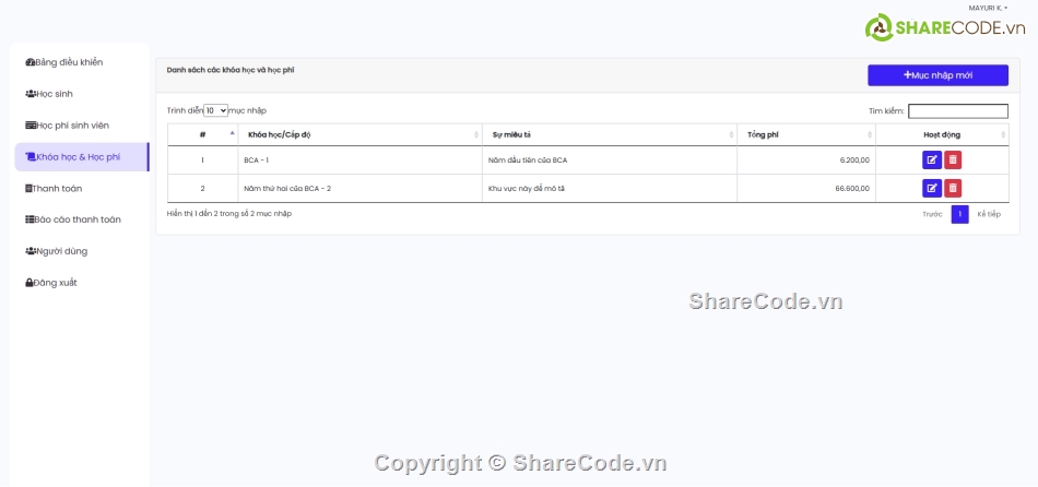 quản lý,quản lý điểm học sinh,Hệ thống quản lý