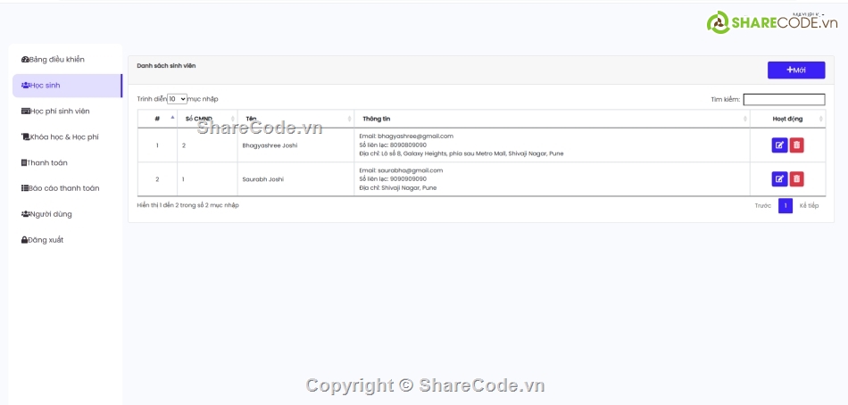 quản lý,quản lý điểm học sinh,Hệ thống quản lý