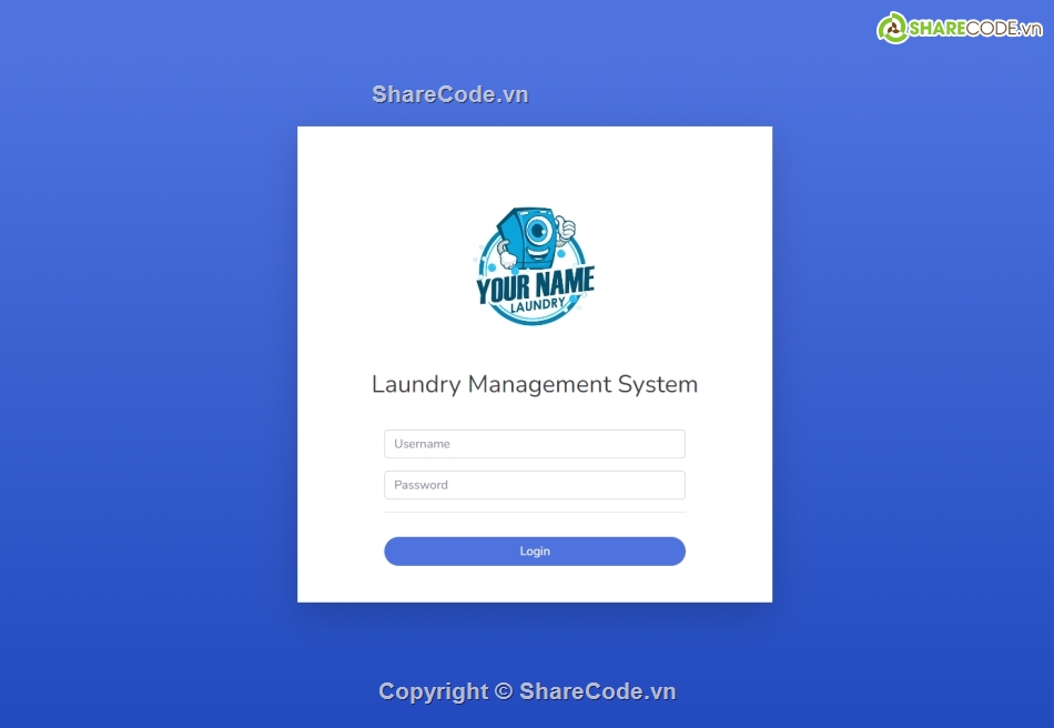 Code quản lý,Hệ thống quản lý,quản lý giặt là