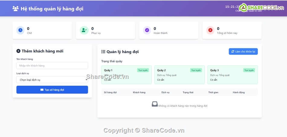 Hệ thống quản lý,đặt chỗ,đặt lịch hẹn