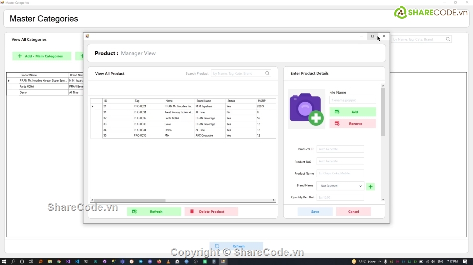 C#,quản lý,Hệ thống quản lý,quản lý hàng tồn kho,quản lý kho C#