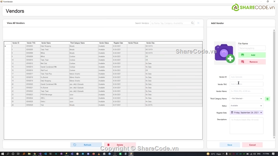 C#,quản lý,Hệ thống quản lý,quản lý hàng tồn kho,quản lý kho C#
