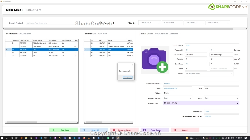 C#,quản lý,Hệ thống quản lý,quản lý hàng tồn kho,quản lý kho C#