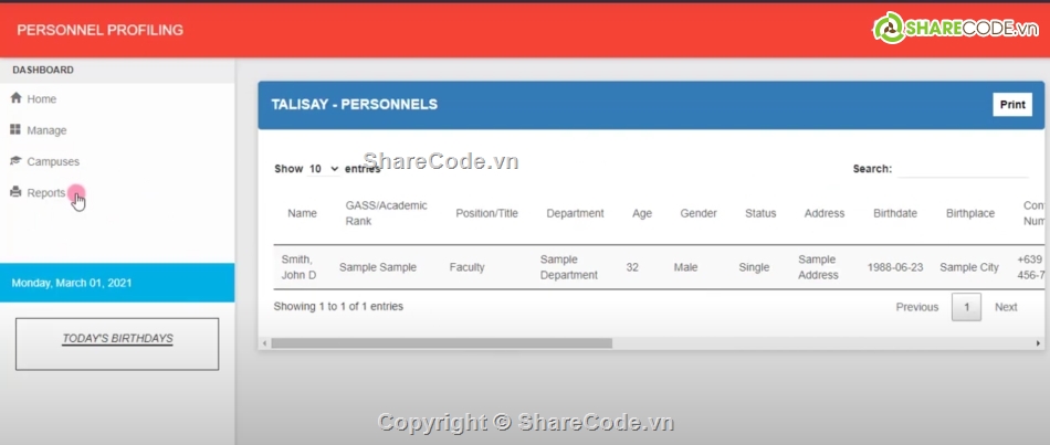 quản lý nhân sự,Hệ thống quản lý,quản lý  hồ sơ,quản lý nhân sự PHP
