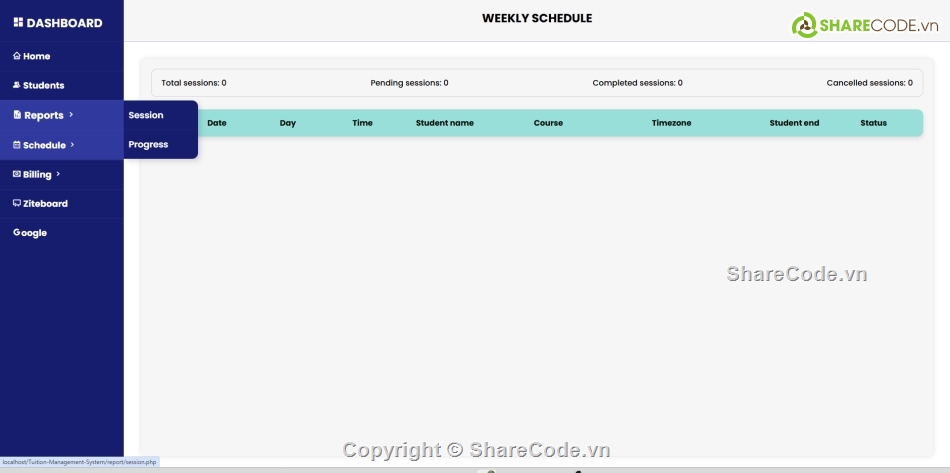 quản lý,Hệ thống quản lý,quản lý học phí
