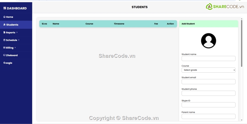 quản lý,Hệ thống quản lý,quản lý học phí