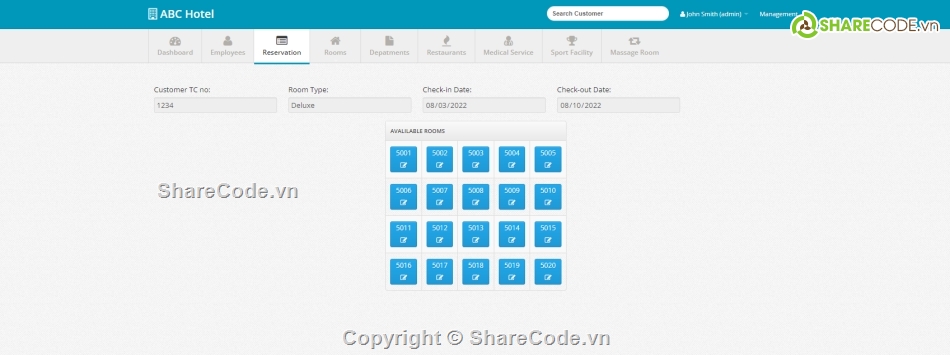 Code quản lý,Hệ thống quản lý,Hệ thống khách sạn