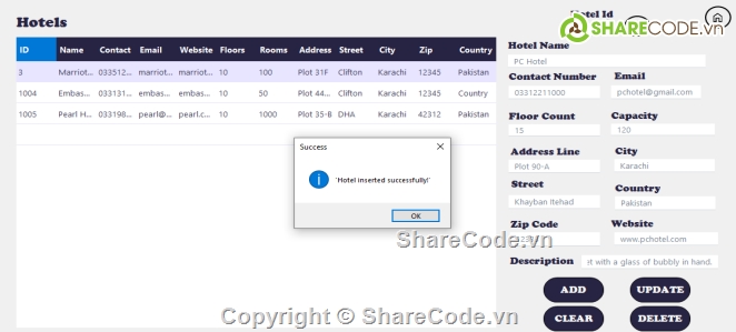 C#,quản lý,Hệ thống quản lý,quản lý khách sạn C#